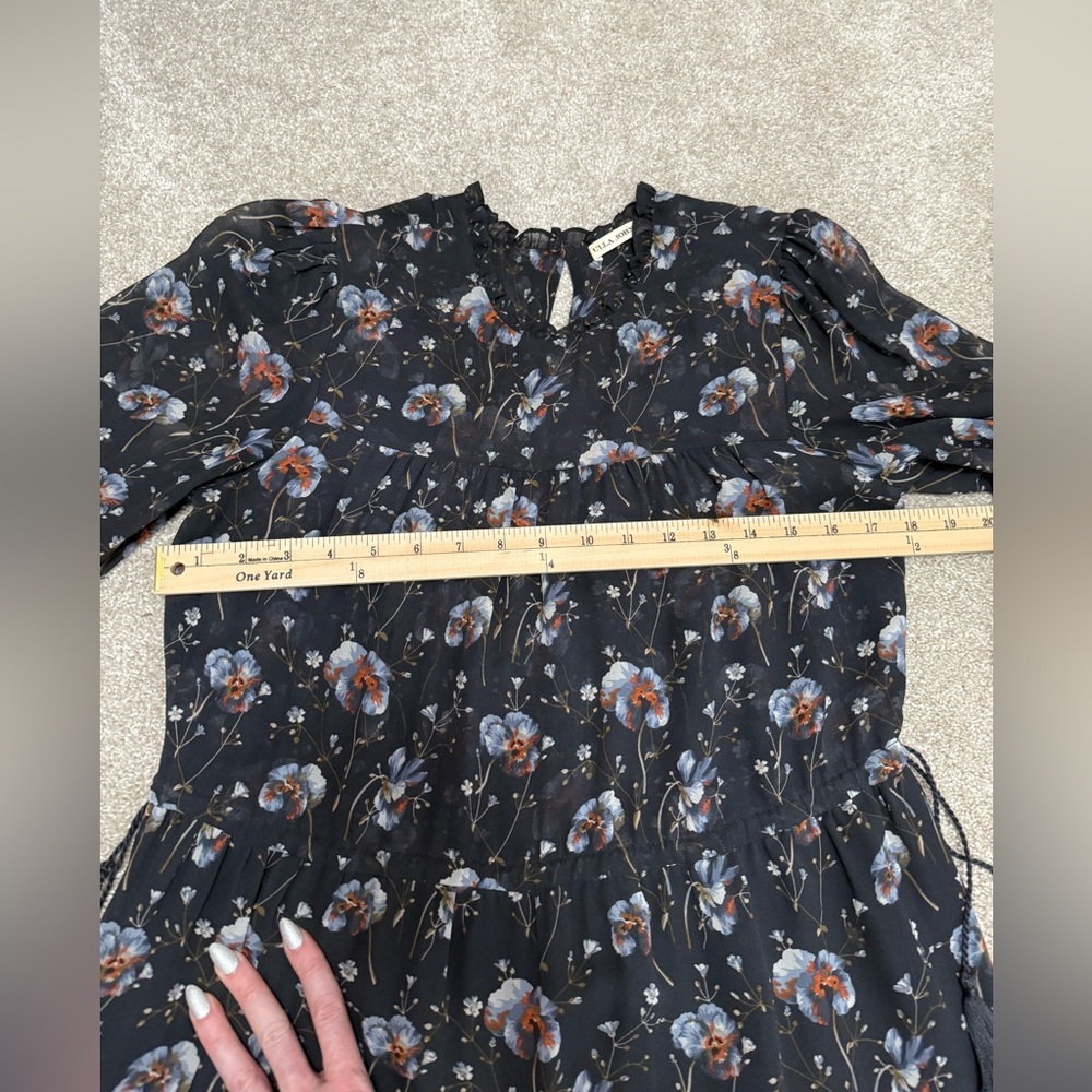 Ulla Johnson - Skye Floral Print Silk Georgette Dress - size 4 - Gorgeous - Picture 11 of 16